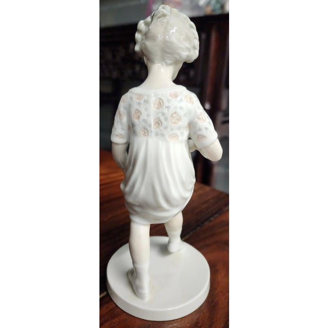 Ceramic Bing & Grondahl Danish Hand-Painted Fine Porcelain Figurine For Sale - Image 7 of 13