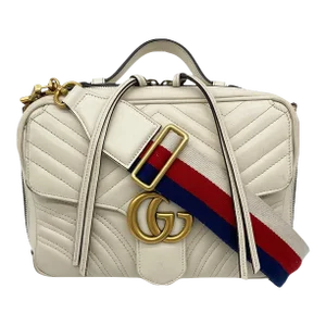 Gucci GG Marmont Matelasse Top Handle Flap Bag