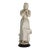 Antique Alabaster Sculpture of a Woman With Marble Base, Artist Signed, C1890 For Sale