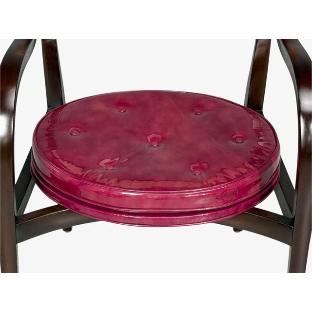 Edward Wormley, Alexandria Armchairs, Mahogany, Walnut, United States, 1960s For Sale - Image 10 of 14