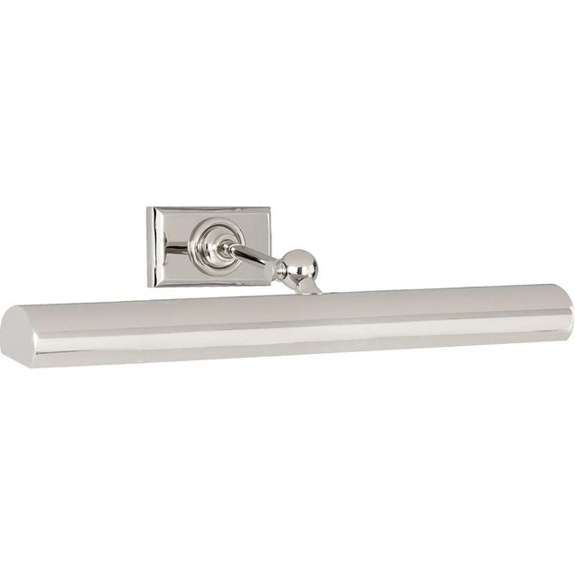 18" Cabinet Maker's Picture Light in Polished Nickel Designer: Chapman & Myers Height: 3.5" Extension: 8.25" Backplate:...