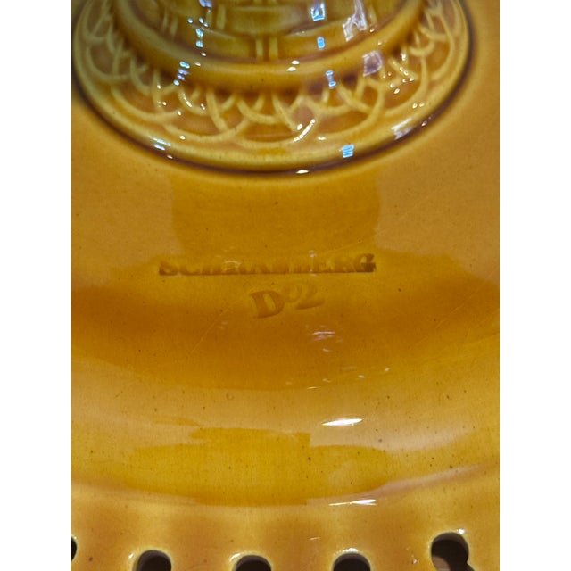Antique 19th Century English Majolica 13 Pc Basketweave Dessert Service by Wittman & Roth, London For Sale In Miami - Image 6 of 12