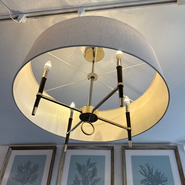 Contemporary Jonathan Adler Ventana Chandelier For Sale - Image 3 of 12