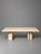 Cream Travertine Coffee Table with Sculptural Base For Sale - Image 8 of 8