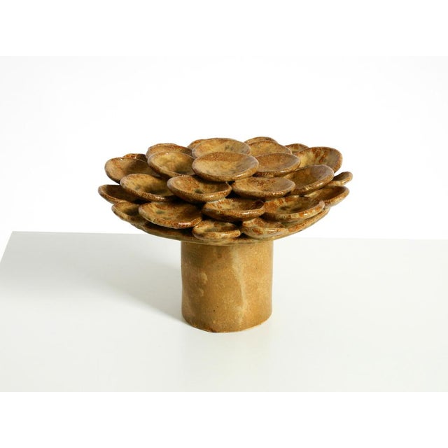 Brown Abstract Ceramic Table Decoration, 1960s For Sale - Image 8 of 18
