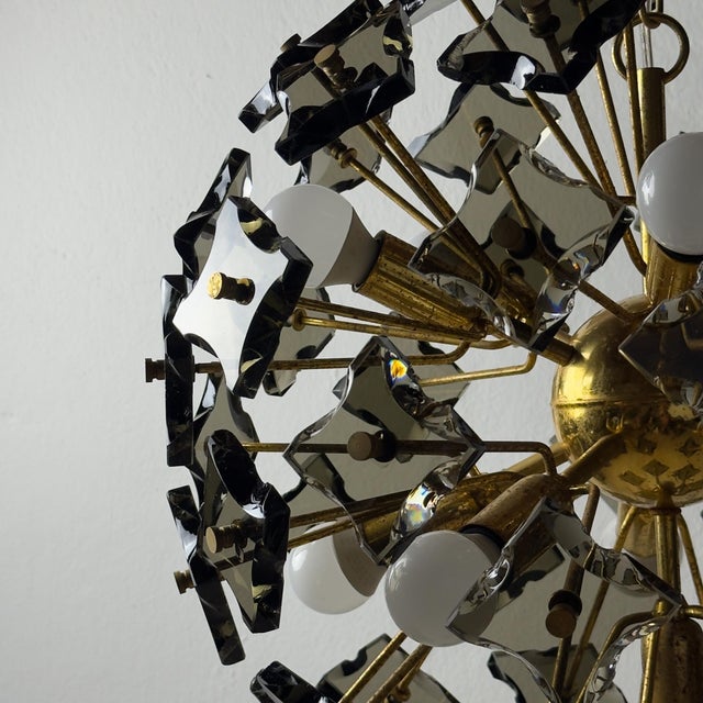 Mid-Century Sputnik Chandelier from Fontana Arte, Italy 1970s For Sale - Image 6 of 18