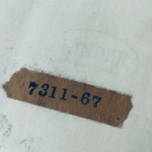 Wood Kindel French Provincial Painted Wall Mirror For Sale - Image 7 of 7