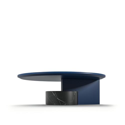 Cassina Low Sengu Table in Marble & Wood by Patricia Urquiola for Cassina, Italy For Sale - Image 4 of 18