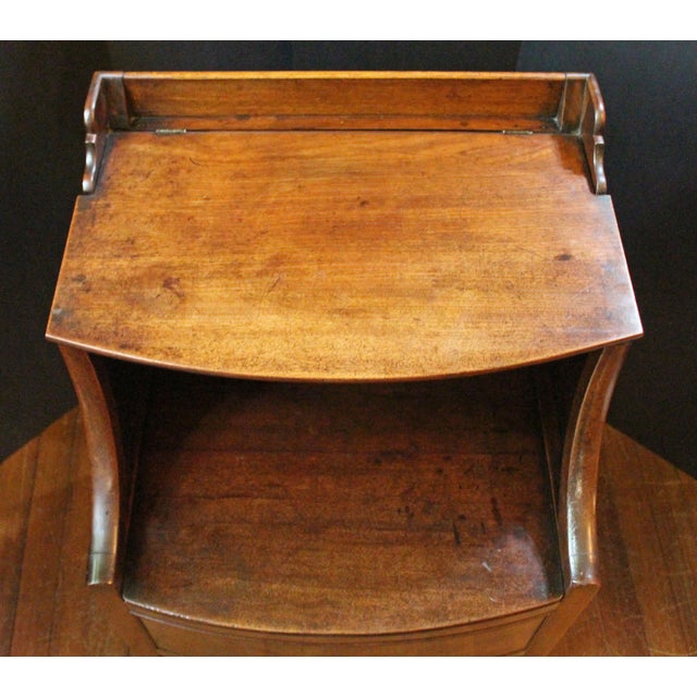 Late 18th Century Late 18th Century Georgian Bedside Table Commode For Sale - Image 5 of 9