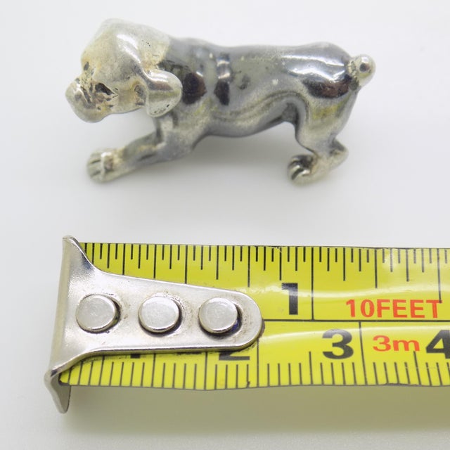 Vintage Italian Playful Puppy Dog Figurine in Silver 800 by Sorini, Arezzo, 1980s For Sale - Image 13 of 14