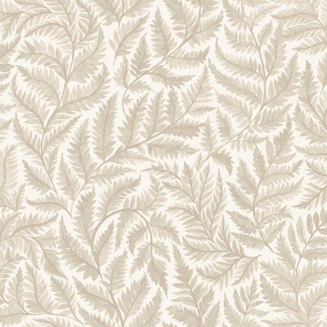English Boråstapeter Ferns Wallcovering In Natural For Sale - Image 3 of 3
