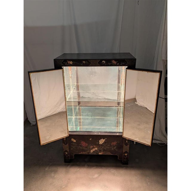 Handcrafted Chinese Bar Cabinet with Lighting For Sale - Image 14 of 18