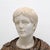 Polychrome Bust of a Roman Emperor, 20th Century, Marble For Sale - Image 3 of 10