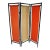 Mid Century Room Divider by Gold Metal Furniture Co. For Sale
