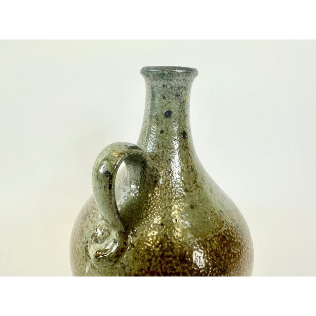19th Century Glazed Stonewear Crock Jug, in Flawless conditions. Designed before 1890