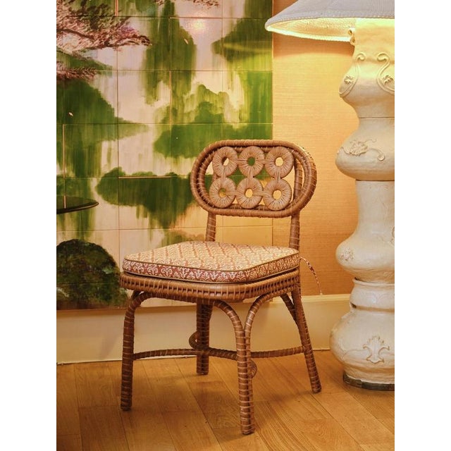 Bridget Chair in Stained Rattan by Popus Editions For Sale - Image 9 of 11