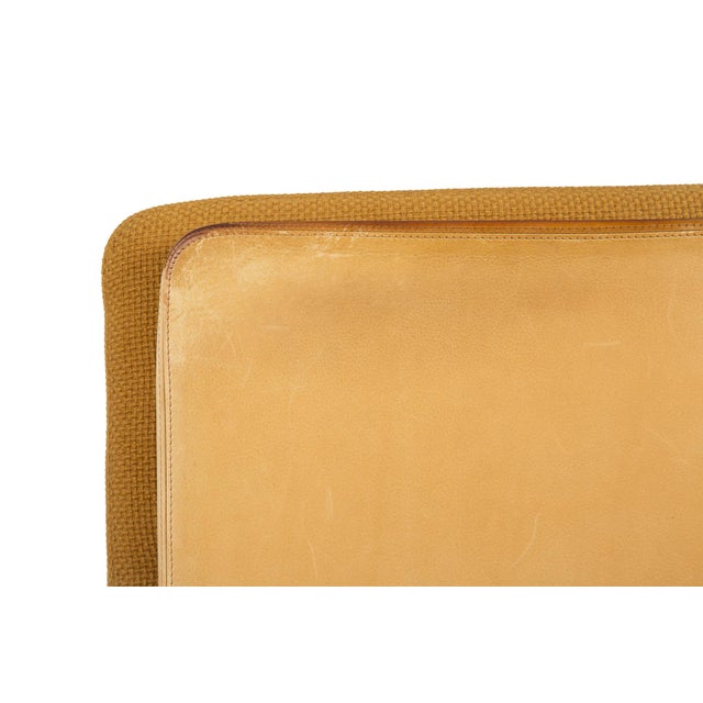 Danish Modern Leather, Tweed & Oak Sofa Model Ej 315 by Erik Jorgensen For Sale - Image 13 of 18