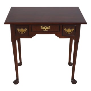 Stickley Colonial Williamsburg Wa-1059 Mahogany 3 Drawer Console Table For Sale