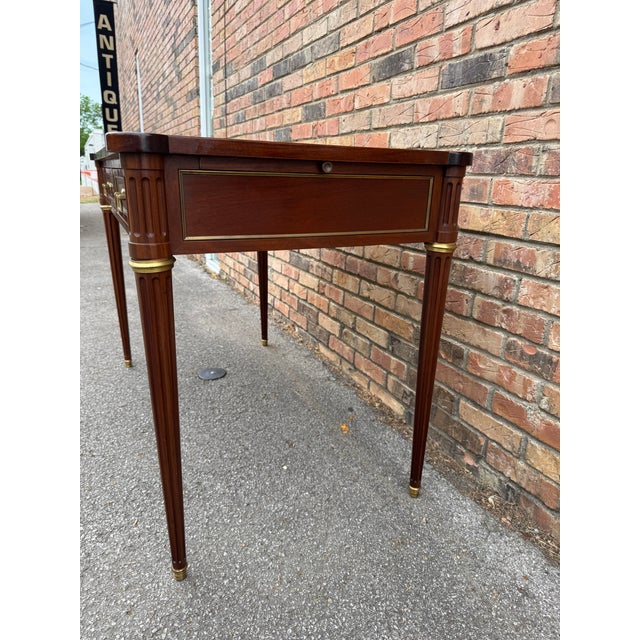 19th Century French Louis XV Leather Desk For Sale - Image 9 of 13