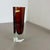 1970s Large Ochre Murano Glass Sommerso Vase attributed to Flavio Poli, 1970s For Sale - Image 5 of 18