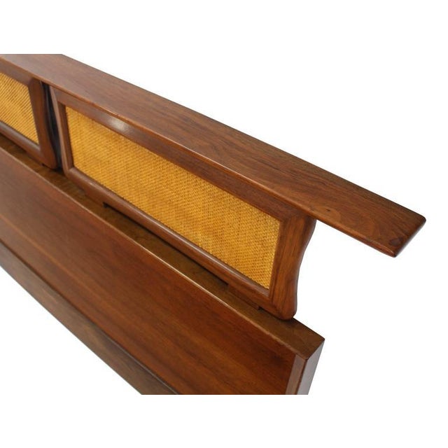 Vintage Mid Century California King Walnut Headboard Chairish