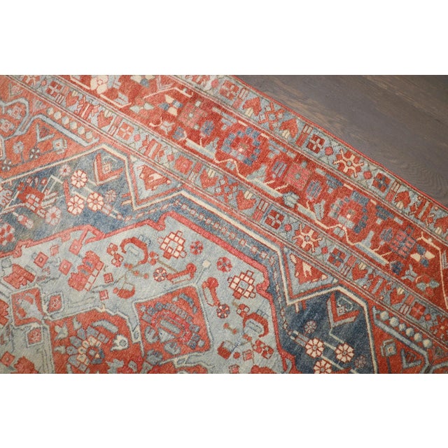 Red Persian Bakhtiari Rug no. j5246 For Sale - Image 8 of 8