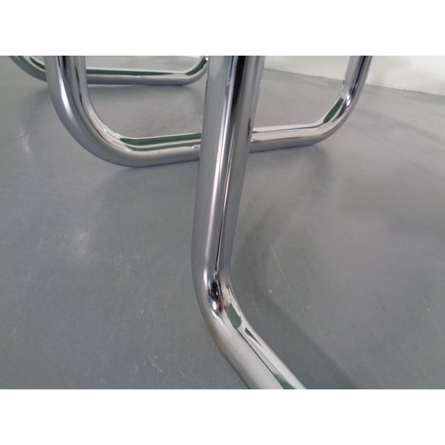 Italian Chrome & Smoked Glass Side Table, 1970s For Sale - Image 14 of 18