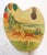 Antique Huntley & Palmers Scarce Palette Shaped Biscuit Tin, c.1910, Rare Lithographyed Horse Drawn Hurdy Gurdy For Sale - Image 11 of 18