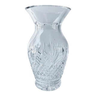 Killarney Clear Crystal Table Vase by Waterford For Sale