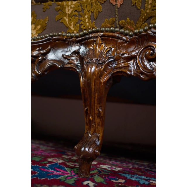 2000 - 2009 Italian Neo-Baroque Sofa and Lounge Chairs, Set of 5 For Sale - Image 5 of 15