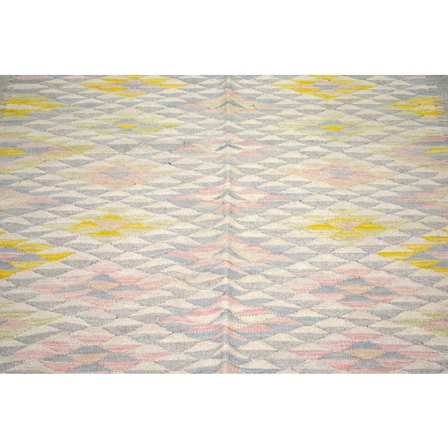 Afghan Maimana Flatweave Rug, 5'5''x8'1'' For Sale - Image 4 of 4