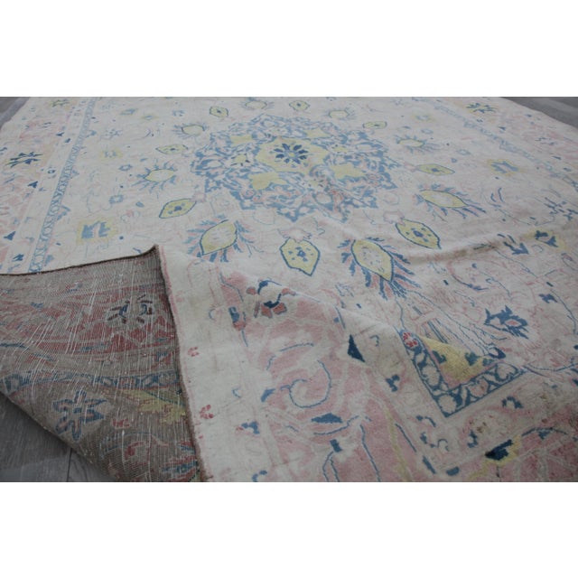 1930s Muted Tone Tribal Rug For Sale - Image 4 of 13