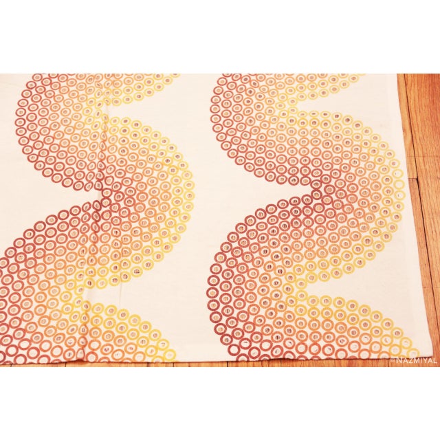 Mid 20th Century Nazmiyal Collection Vintage Danish Verner Panton "Curve" Curtain Pair For Sale - Image 5 of 9