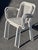 Industrial Industrial Metal Bistro Armchairs by Rene Malaval, France, 1950, Set of 3 For Sale - Image 3 of 11