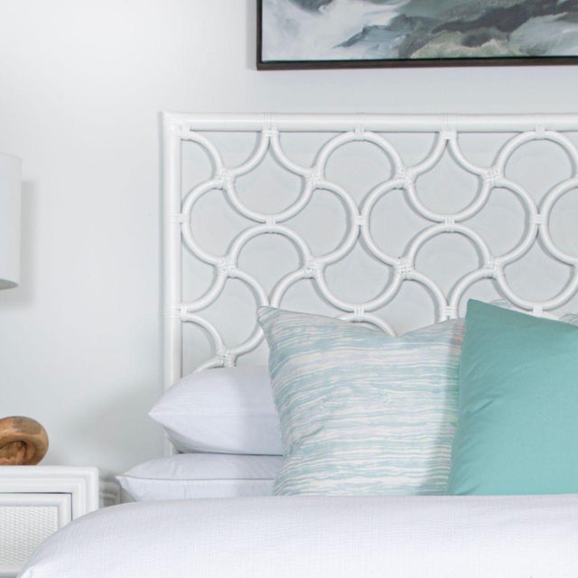 Add a touch of coastal charm to your bedroom with the beautifully crafted Mar headboard. Crafted from natural rattan, each...