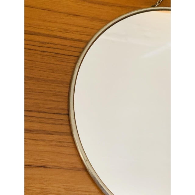 Mid-Century French Round Barbers Mirror, 1950s For Sale - Image 10 of 18