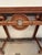 Great looking vintage Asian carved oak console table having beautiful ornamentation with a slightly cerused finish on the...