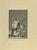 Quema La Casa is a black and White aquatint, drypoint, and etching printed in blue-black ink on laid paper from Caprichos...