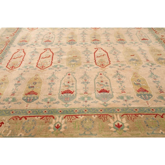 Traditional Oushak Design Handmade Wool Rug by Doris Leslie Blau For Sale - Image 4 of 8