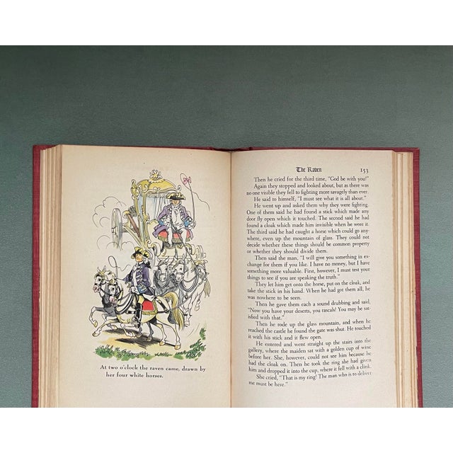 Textile Vintage Illustrated Fairy Tale Cloth-Back Books - A Pair For Sale - Image 7 of 12