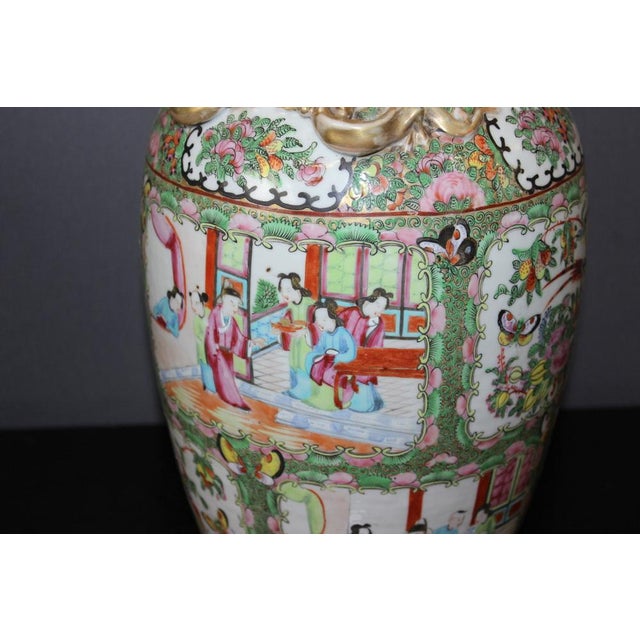 Canton Vases, 1890s, Set of 2 For Sale - Image 3 of 17