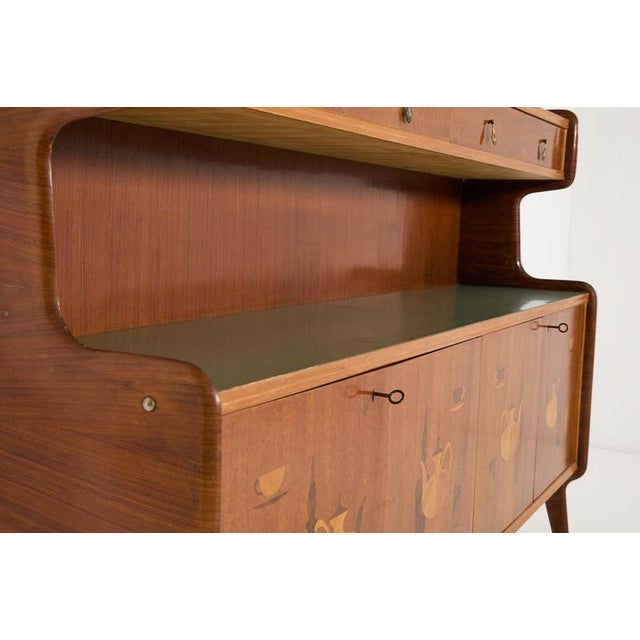 Mid-Century Modern Italian Bar Cabinet, 1960s For Sale - Image 6 of 12