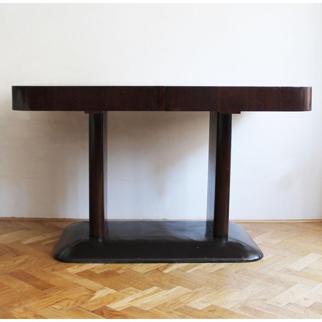 Wood Extendable Dining Table from UP Brno, 1930s For Sale - Image 7 of 18