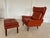 Set of Vintage Danish Lounge Chair and Ottoman in Cognac Leather by Svend Skipper For Sale - Image 11 of 18