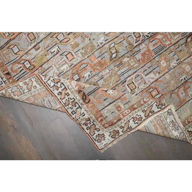 Early 20th Century Zabihi Collection Persian Malayer Earth Color Accent Size Rug - 3'9" x 6'7" For Sale - Image 9 of 9