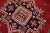 Tribal Bohemian Super Kazak Red/Beige Wool Runner - 2'9'' X 9'8'' For Sale - Image 3 of 8
