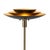 Nova Torchiere Floor Lamp - Rancho Mirage, Matte Black & Gold-Leaf Shade, Weathered Brass, Black Marble Base, Dimmer For Sale - Image 4 of 12