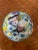 Murano Vintage - Mid Century Murano Millefiori Art Glass Paperweight in Aqua and Jewel Tones For Sale - Image 4 of 9