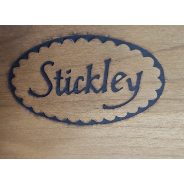 Late 20th Century Stickley Banded Mahogany Dresser Chest of Drawers Dovetail Construction For Sale - Image 14 of 15