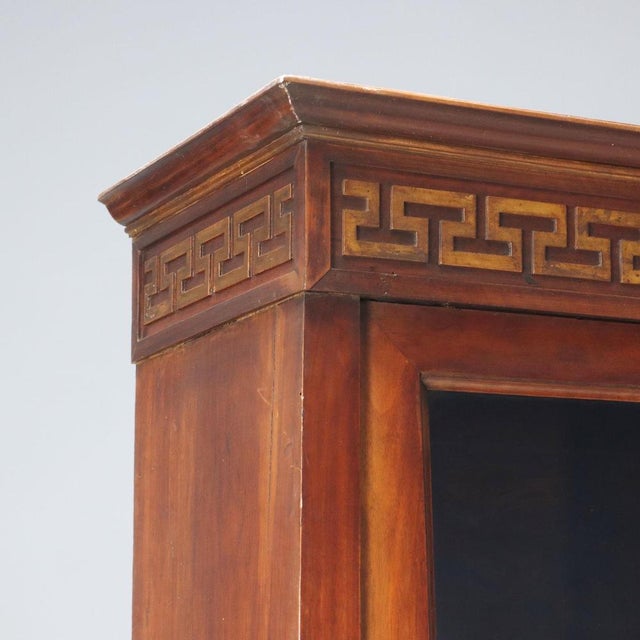 Empire Walnut Display Cabinet For Sale - Image 6 of 12
